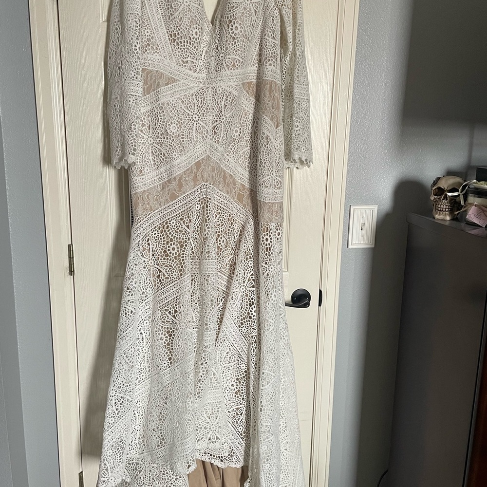 Beautiful boho wedding dress